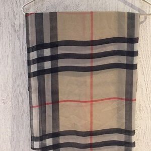 Burberry silk scarf